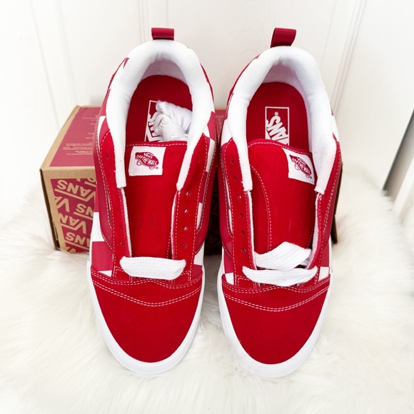 VANS Knu Skool Mega Check Red BRAND NEW - Picture 5 of 13